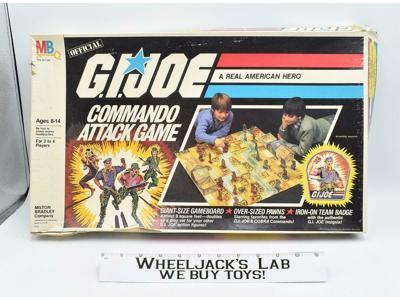 Commando Attack Board Game #4516 GI Joe 1985 Hasbro Vintage