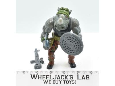 Rocksteady Soft Head 1988 Teenage Mutant Ninja Turtle Vintage Playmates Toys