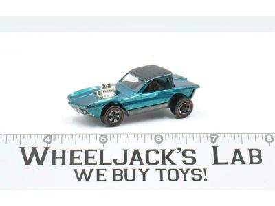 Python Aqua 1968 Redline Hot Wheels Mattel Vintage RL
