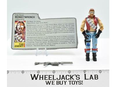 Monkeywrench 100% Complete GI Joe V1 ARAH Vintage Hasbro 1986 Action Figure