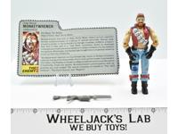 Monkeywrench 100% Complete GI Joe V1 ARAH Vintage Hasbro 1986 Action Figure
