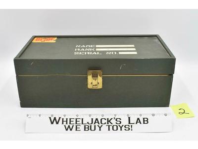 GI Joe WOODEN Footlocker W/Gear Tray #2 1964 Vintage Action Accessory