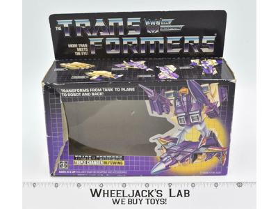 Blitzwing Box 1985 Action Figure Vintage Hasbro G1 Transformers