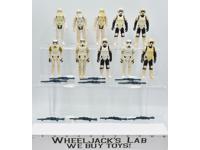 Lot of 10 Star Wars Action Figures W/Weapons Vintage Kenner No Repro