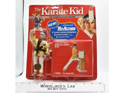 Daniel The Karate Kid 1986 Remco Toys Inc. NEW MOSC Red Card Action Figure