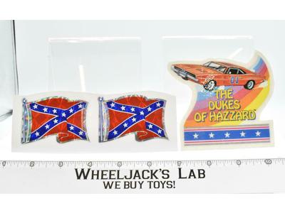 Dukes Of Hazzard Lot of 3 Stickers Warner Bros