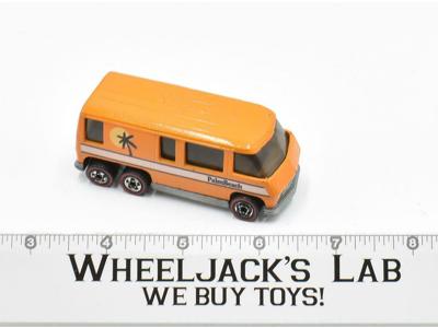 GMC Motor Home Orange Flying Colors 1977 Redline Hot Wheels Mattel Vintage