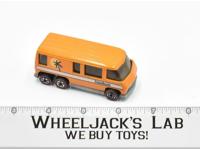 GMC Motor Home Orange Flying Colors 1977 Redline Hot Wheels Mattel Vintage