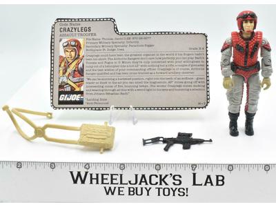 Crazy Legs 100% Complete GI Joe ARAH Vintage Hasbro 1987 Action Figure