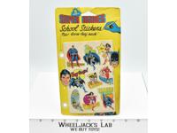 Batman Superman Robin Super Heroes School Stickers 5 Sheets 1982 DC Comics