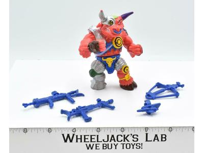 Groundchuck 100% Complete 1991 TMNT Teenage Mutant Ninja Turtle Playmates