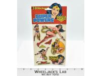 Wonder Woman Super Powers 3D Stickers 1982 DC Comics