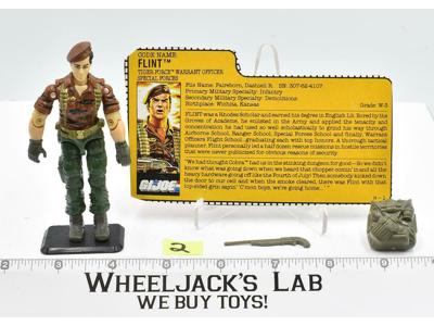 Flint #2 V2 100% Complete 1988 GI Joe Tiger Force Hasbro Vintage Action Figure