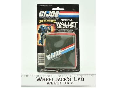 Official Wallet Washable Vinyl #91437 NEW GI Joe 1986 Hasbro