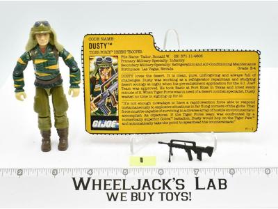Dusty #1 V2 100% Complete 1988 GI Joe ARAH Vintage Hasbro Action Figure