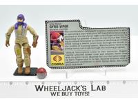 Gyro-Viper V1 100% Complete 1987 GI Joe ARAH Vintage Hasbro Action Figure