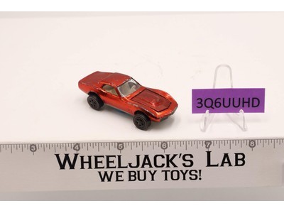 Custom Corvette Red 1968 Redline Hot Wheels Mattel Vintage RL