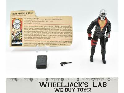 Destro Enemy Weapons Supplier V1 100% Complete GI Joe 1983 Hasbro Action Figure