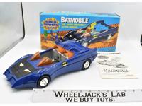 Batman's Batmobile WORKS Complete W/Box DC SUPER POWERS 1985 Kenner