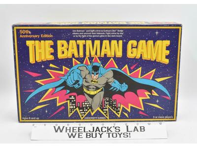 The Batman Game 50th Anniversary Edition DC Comics University Games 1989 Vintage