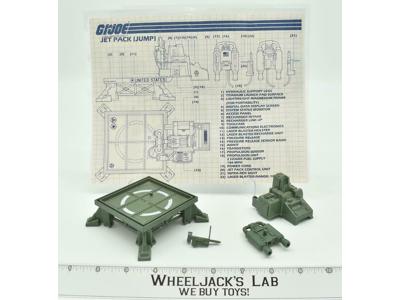 Jump Jet Pack Playset 1982 GI Joe Hasbro Action Figure Vintage ARAH