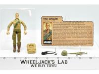 Duke First Sergeant Complete V1 GI Joe Vintage Hasbro 1983 Action Figure