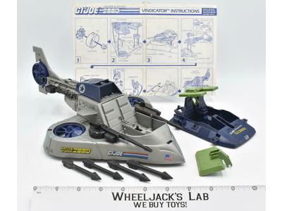 Vindicator 100% Complete 1987 GI Joe ARAH Hasbro Vintage Action Figure Vehicle