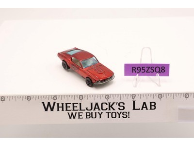 Custom Mustang Red 1967 1968 Redline Hot Wheels Mattel Vintage RL