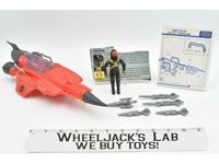 Stellar Stiletto 100% Complete 1988 GI Joe Cobra ARAH Hasbro Vehicle