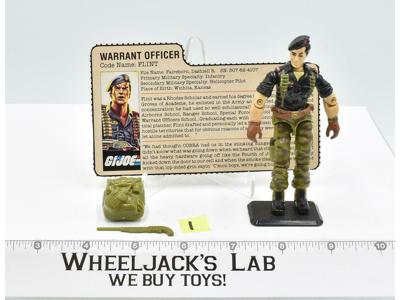 Flint #1 V1 100% Complete GI Joe V1 ARAH Vintage Hasbro 1985 Action Figure