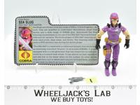Sea Slug #1 V1 100% Complete 1987 GI Joe ARAH Hasbro Vintage Action Figure