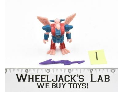 #73 Frenzied Flamingo #1 Battle Beasts 100% Complete Figure Vintage Hasbro 1987