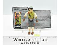 Cross-Country #1 V1 100% Complete 1986 GI Joe ARAH Hasbro Vintage Action Figure