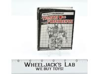 Metroplex Action Figure Instruction Manual 1985 Vintage Hasbro G1 Transformers