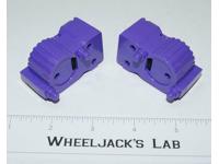 Trypticon Left &amp; Right Brunt Tank Tread G1 Transformers Vintage Action Figure