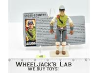 Cross-Country #2 V1 100% Complete 1986 GI Joe ARAH Hasbro Vintage Action Figure
