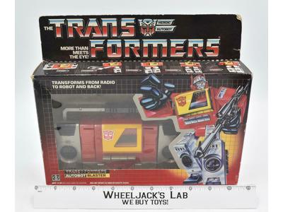 Blaster WORKS MIB 100% Complete 1985 Vintage G1 Transformers Action Figure