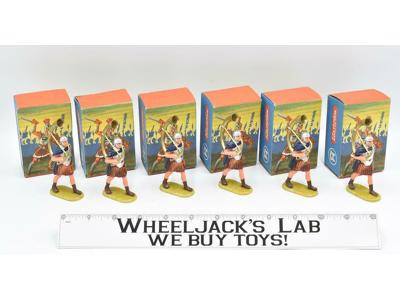 8405 6x Foot Soldier Roman Musician W/Horn Toy Soldiers Elastolin 70MM W/BOX