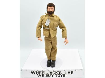 Land Adventurer Brown Hair &amp; Beard 12" GI Joe 1970 Vintage Action Figure Hasbro