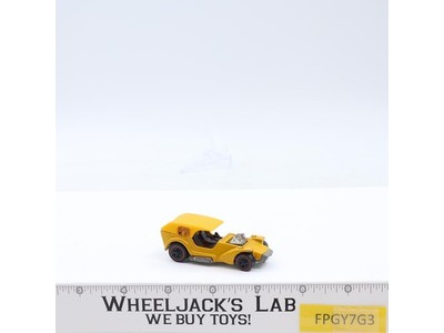 Ice T Yellow Enamel Hot Wheels 1969 Mattel Redline Vintage RL w/ Topper & ICE
