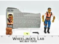 Red Dog #4 V1 100% Complete 1987 GI Joe ARAH Vintage Hasbro Action Figure