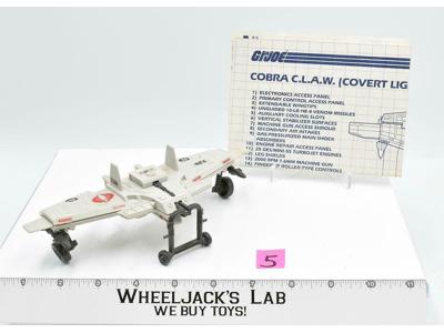 Cobra C.L.A.W. #5 Covert Light Aerial Weapon 1984 GI Joe ARAH Hasbro Vintage