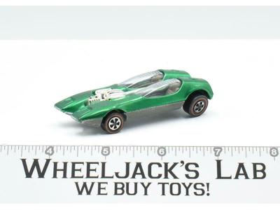 Splitting Image Green1969 Redline Hot Wheels Mattel Vintage RL
