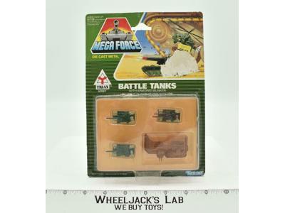 Battle Tanks W/Armored Bunker 1989 TRIAX Mega Force MOSC NEW Action Figure