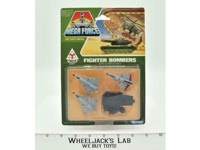 Army Fighter Bombers W/Catapult Deck 1989 Triax Mega Force MOSC Action Figure