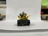 Mighty Zork Chopcycles Yellow w/ Blue Rider Hot Wheels 1972 Mattel Vtg Sizzlers