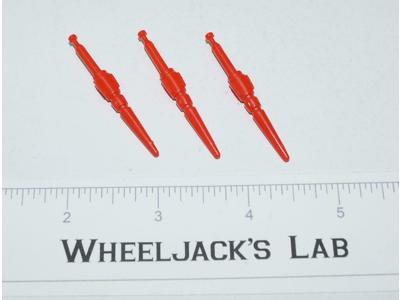 Perceptor 3x Missiles Rockets Vintage Hasbro 1985 G1 Transformers Action Figure