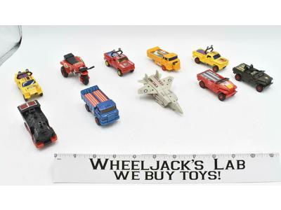 Dynabot Motobot Mc Toy Transformers Vintage Intex 1980's Race Cars Lot
