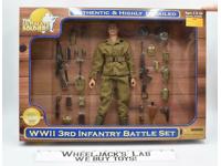 WWII 3rd Infantry Battle Set 12" 2000 NEW MISB 21st Century Toys Action Figure