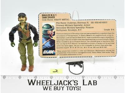 Heavy Metal #2 V1 1985 GI Joe ARAH Vintage Hasbro Action Figure